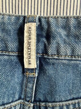 By Malene Birger Medium Blue Denim Jeans with Brand Tab